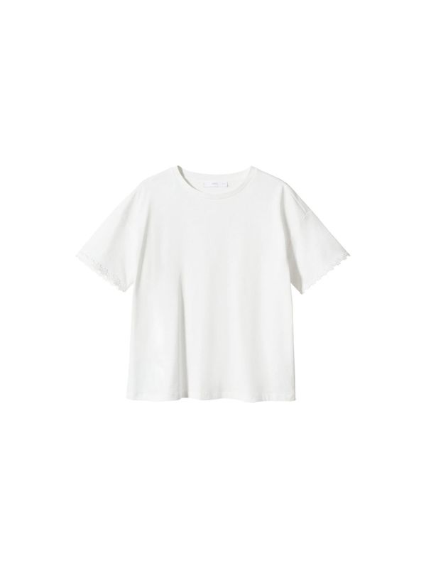 MANGO MANGO Тениска 'JASMINE'  бяло