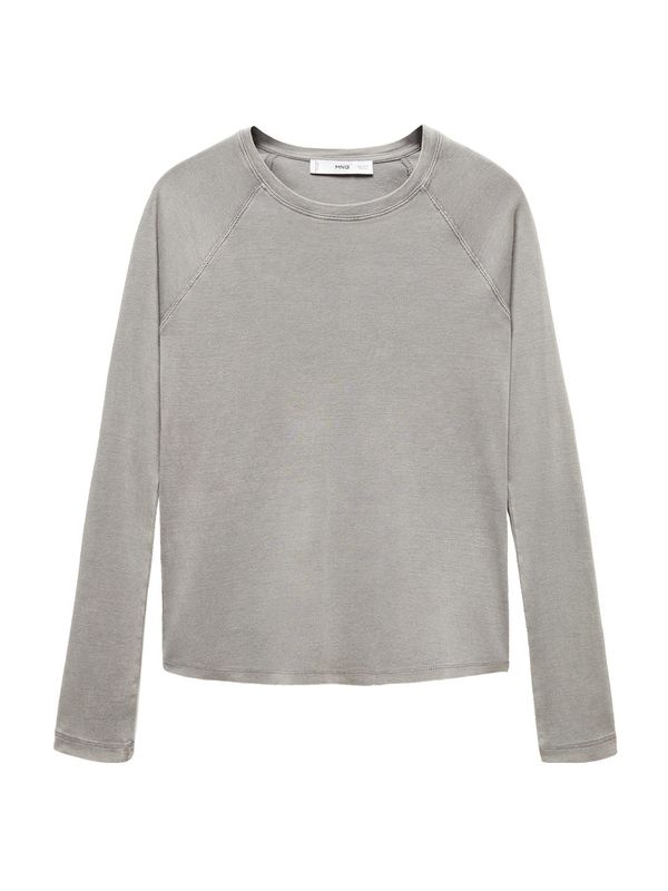 MANGO MANGO Тениска 'LAVI'  сиво