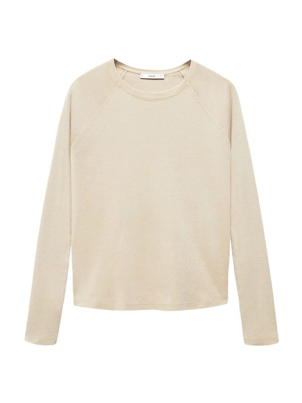 MANGO MANGO Тениска 'LAVI'  светлокафяво