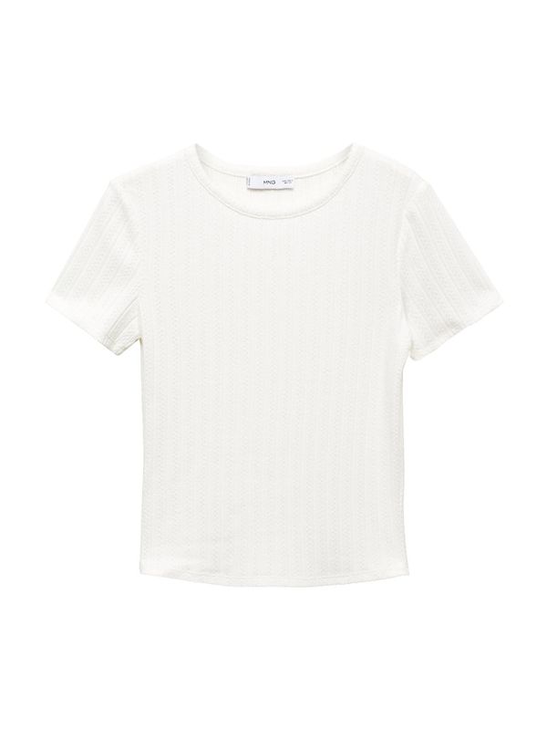 MANGO MANGO Тениска 'LYRA'  бяло