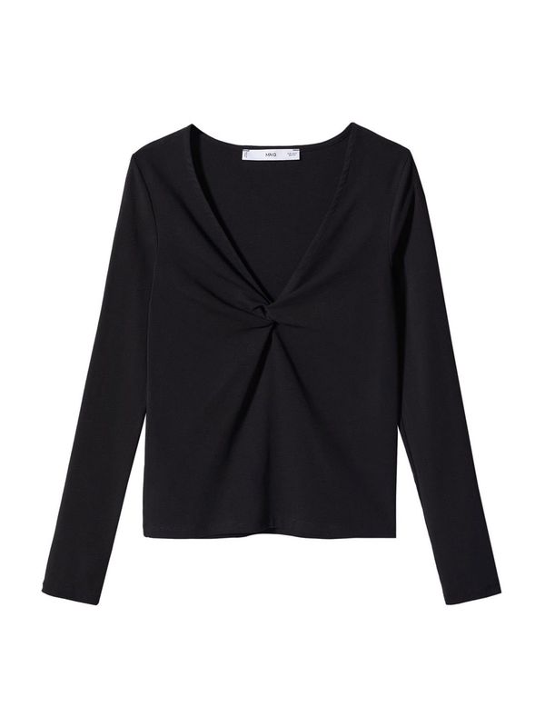 MANGO MANGO Тениска 'MONI'  черно