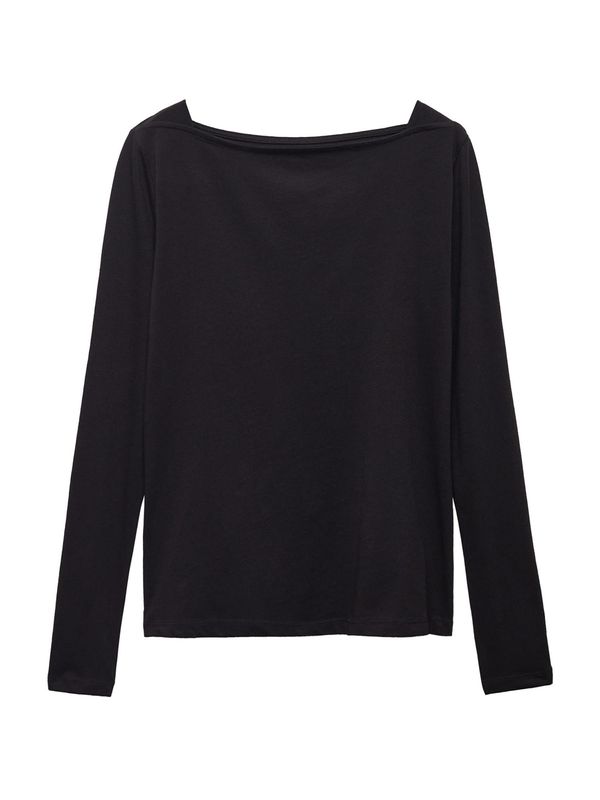 MANGO MANGO Тениска 'SACO'  черно