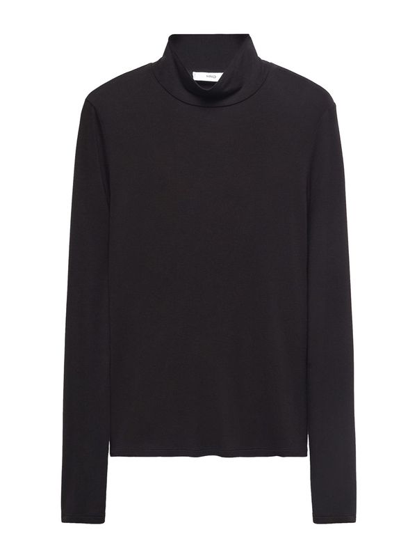 MANGO MANGO Тениска 'SECOND'  черно