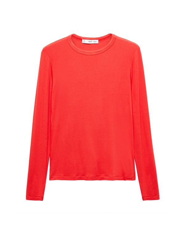MANGO MANGO Тениска 'SECOND'  червено