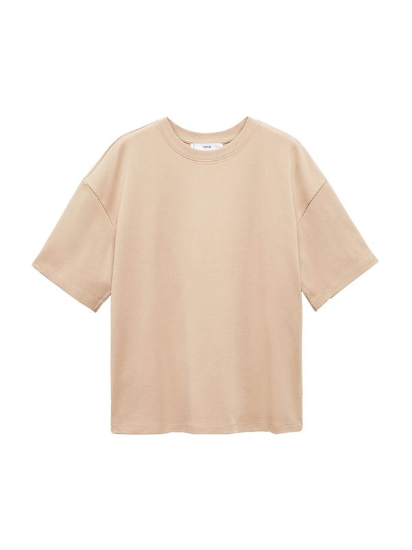 MANGO MANGO Тениска 'SITA'  светлобежово