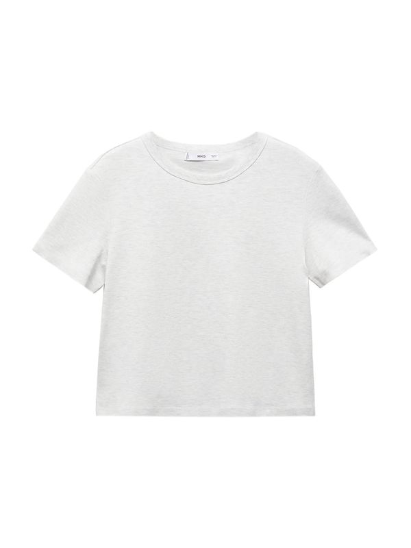 MANGO MANGO Тениска 'TRUFFLE'  сиво