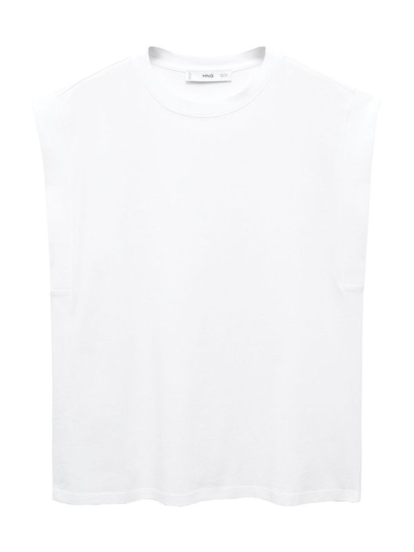 MANGO MANGO Тениска 'VIRI'  бяло