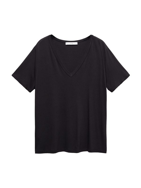 MANGO MANGO Тениска 'VISPI'  черно