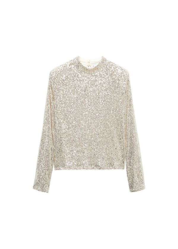 MANGO MANGO Тениска 'Xlenjuel'  перлено бяло