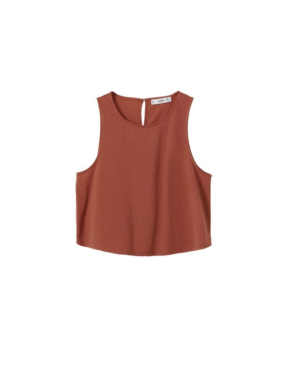 MANGO MANGO Топ 'CINTIA2'  тъмно коралово