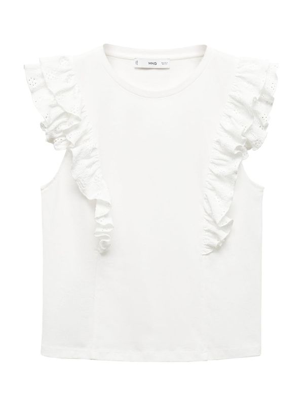 MANGO MANGO Топ 'DUNA'  бяло