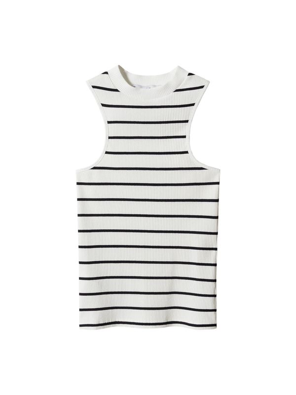 MANGO MANGO Топ 'FETA2'  черно / бяло