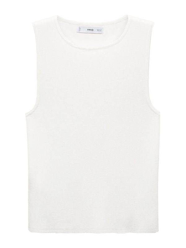 MANGO MANGO Топ 'HERNAN'  мръсно бяло
