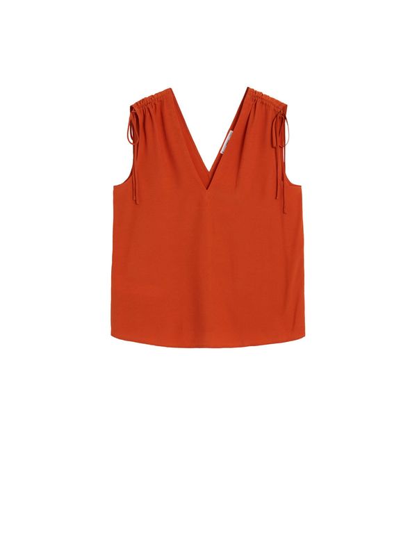 MANGO MANGO Топ 'Klement'  тъмнооранжево