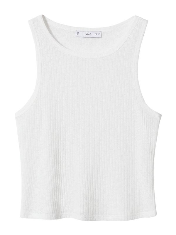 MANGO MANGO Топ 'LISA'  бяло