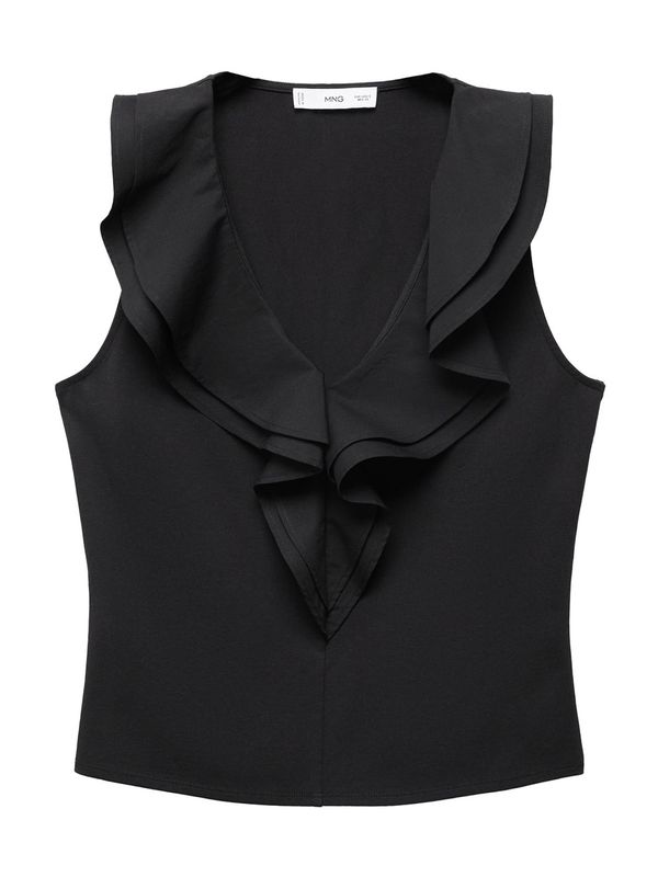 MANGO MANGO Топ 'POPLI'  черно