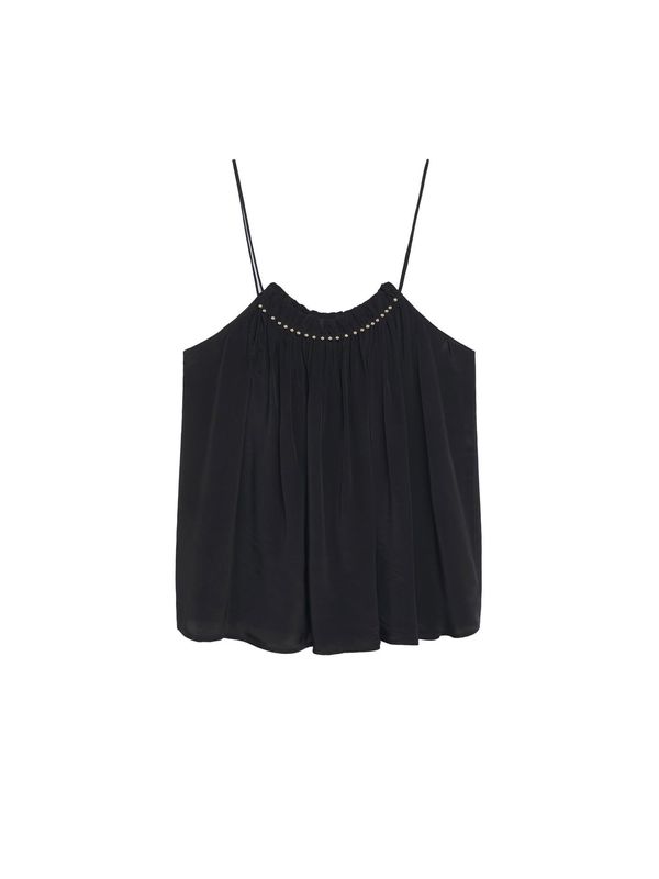 MANGO MANGO Топ 'Vale'  злато / черно