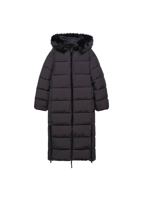 MANGO MANGO Зимно палто 'Deluxy'  черно