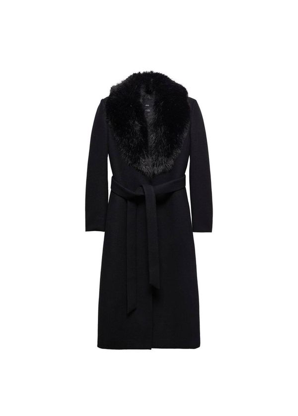 MANGO MANGO Зимно палто 'Dolce'  черно