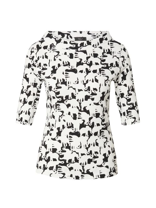 Marc Cain Marc Cain Тениска  черно / бяло