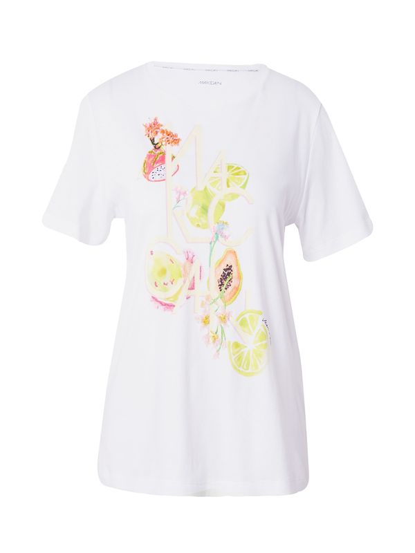 Marc Cain Marc Cain Тениска  пастелно жълто / светлозелено / оранжево / бяло