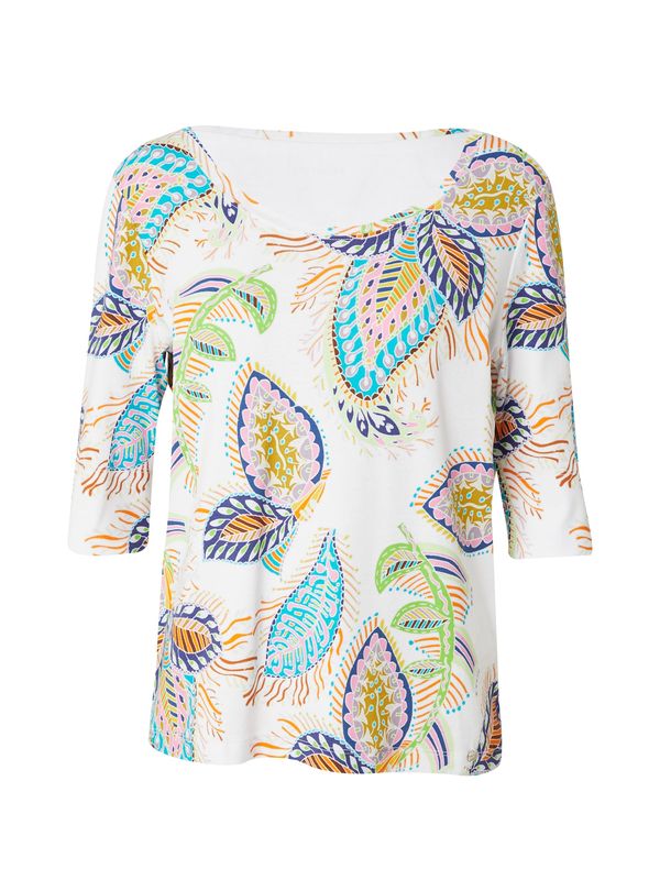 Marc Cain Marc Cain Тениска  светлозелено / оранжево / бледорозово / мръсно бяло