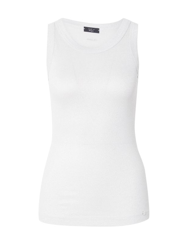 Marc Cain Marc Cain Топ  сребърно / мръсно бяло