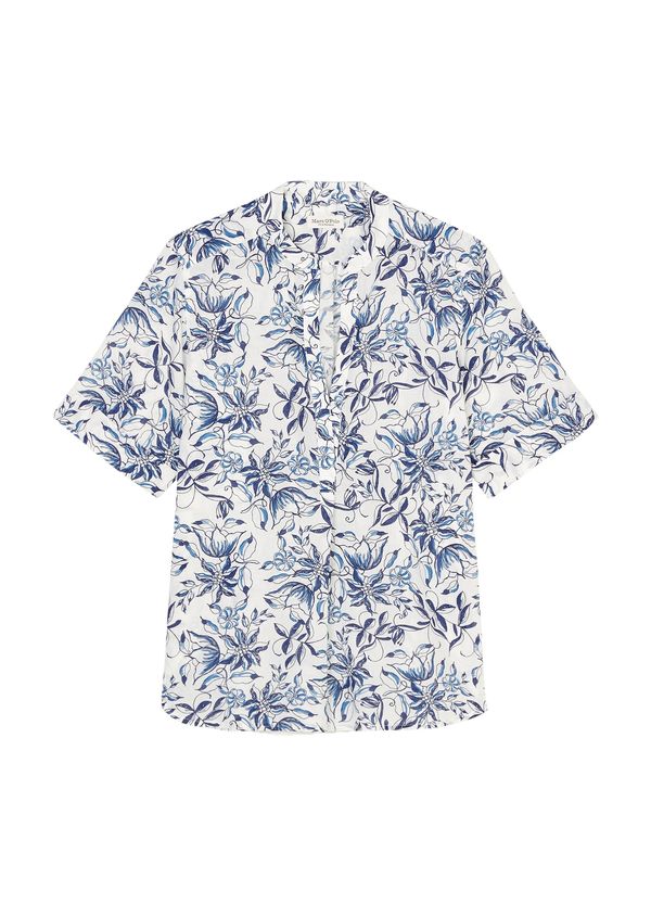 Marc O'Polo Marc O'Polo Блуза  синьо / тъмносиньо / бяло