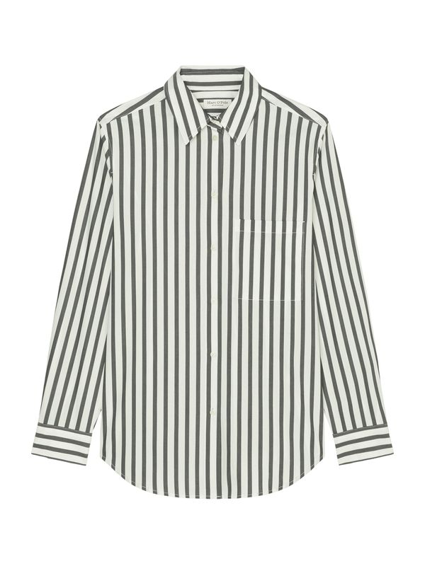Marc O'Polo Marc O'Polo Блуза  сиво / бяло