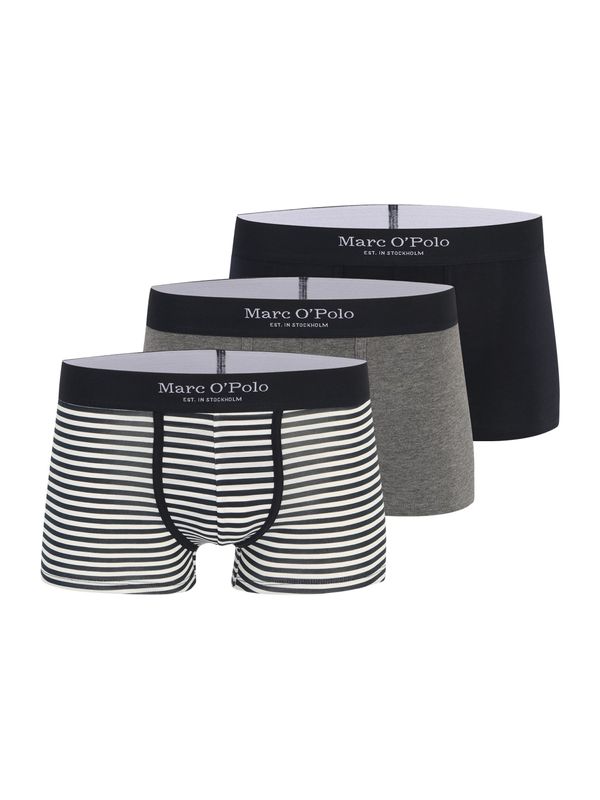 Marc O'Polo Marc O'Polo Боксерки  сив меланж / черно / бяло