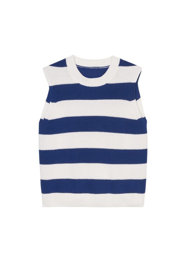 Marc O'Polo DENIM Marc O'Polo DENIM Пуловер  тъмносиньо / бяло