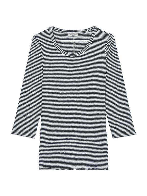 Marc O'Polo DENIM Marc O'Polo DENIM Тениска  нейви синьо / бяло