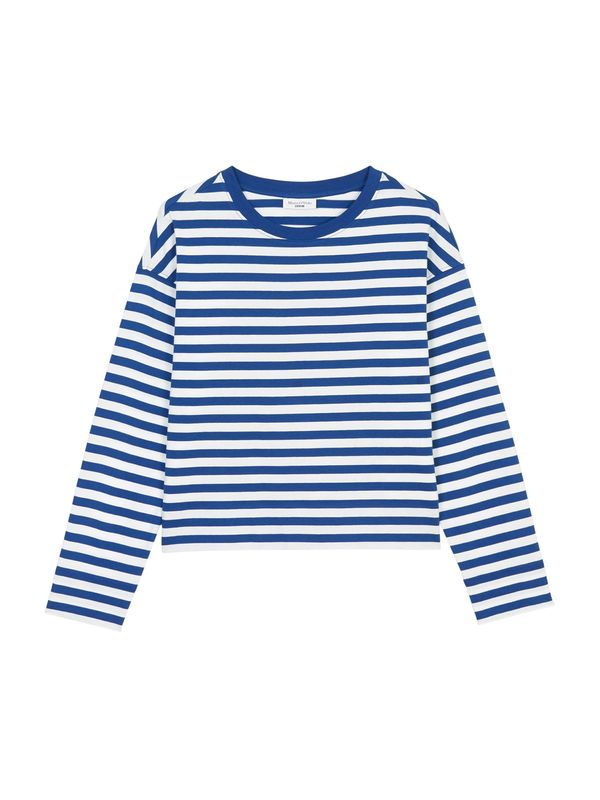 Marc O'Polo DENIM Marc O'Polo DENIM Тениска  тъмносиньо / бяло