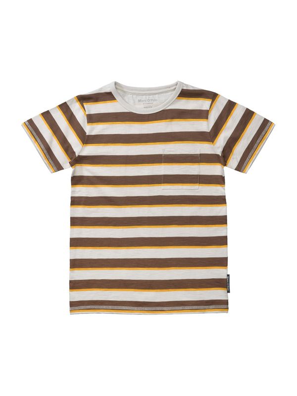 Marc O'Polo Junior Marc O'Polo Junior Тениска  кафяво / сив меланж / оранжево