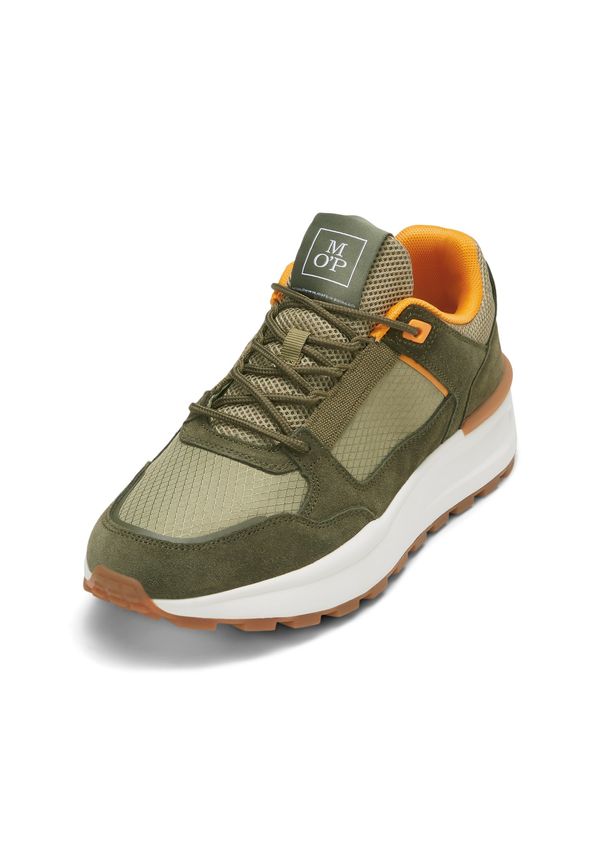 Marc O'Polo Marc O'Polo Ниски маратонки  зелено / каки / оранжево / бяло