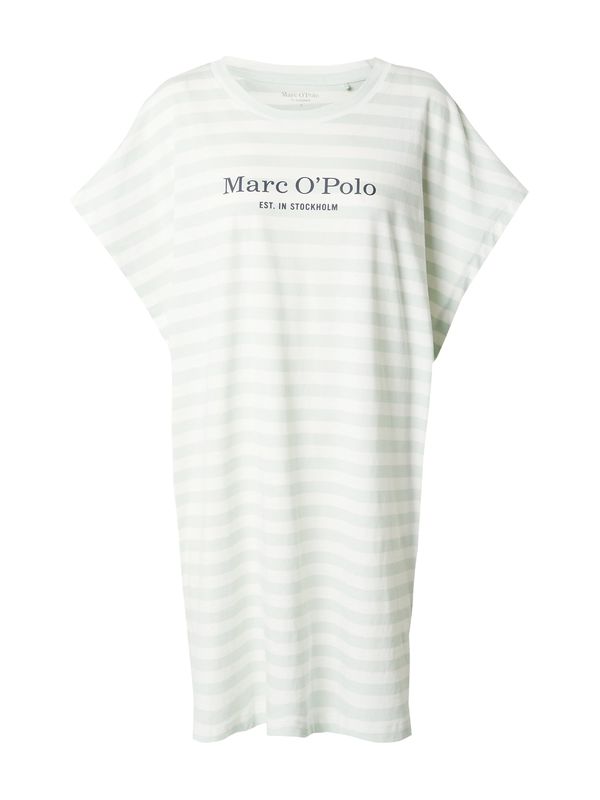 Marc O'Polo Marc O'Polo Нощница  светлозелено / черно / мръсно бяло