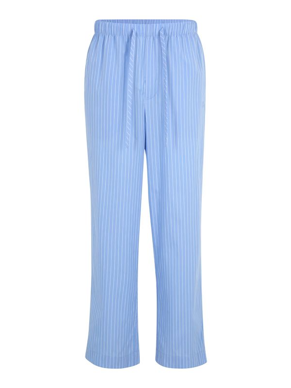 Marc O'Polo Marc O'Polo Панталон пижама 'Mix&Match'  светлосиньо / бяло