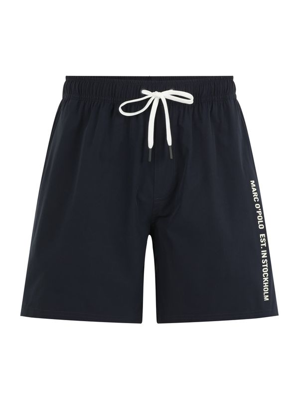 Marc O'Polo Marc O'Polo Шорти за плуване 'Essentials'  нощно синьо / бяло