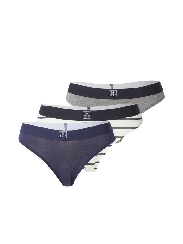 Marc O'Polo Marc O'Polo Стринг  гълъбово синьо / сив меланж / черно / мръсно бяло