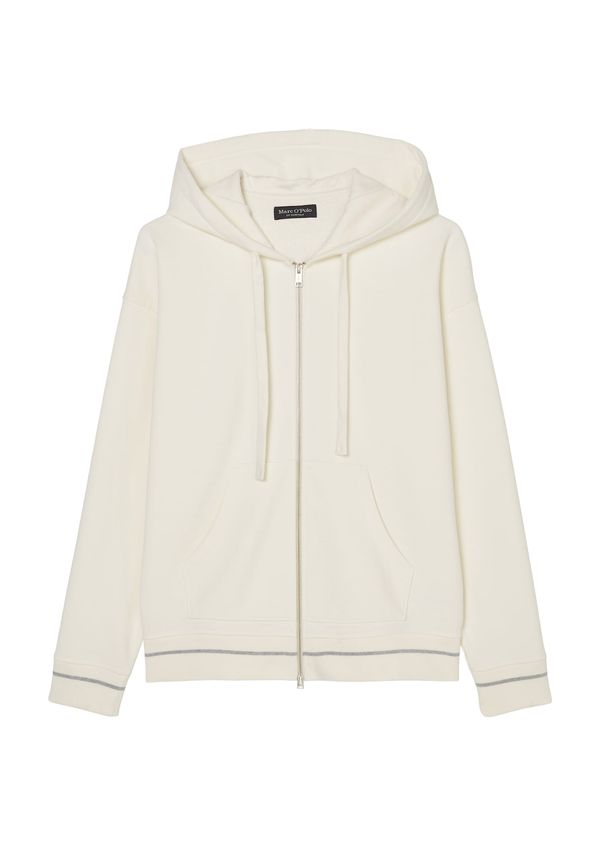 Marc O'Polo Marc O'Polo Суичъри с качулка  сив меланж / бяло