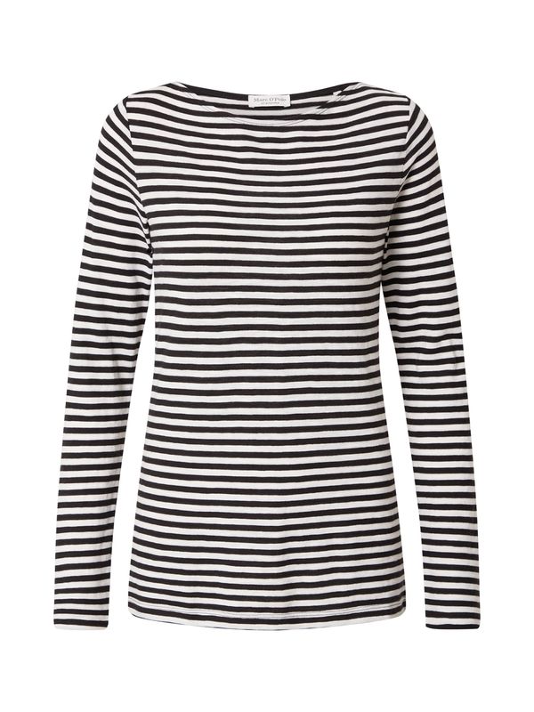 Marc O'Polo Marc O'Polo Тениска  черно / бяло