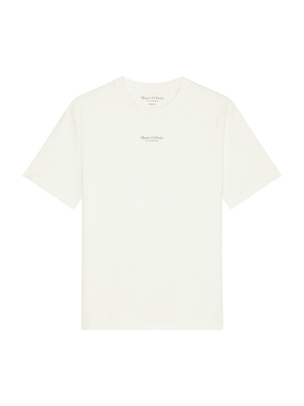 Marc O'Polo Marc O'Polo Тениска  черно / яйчена черупка