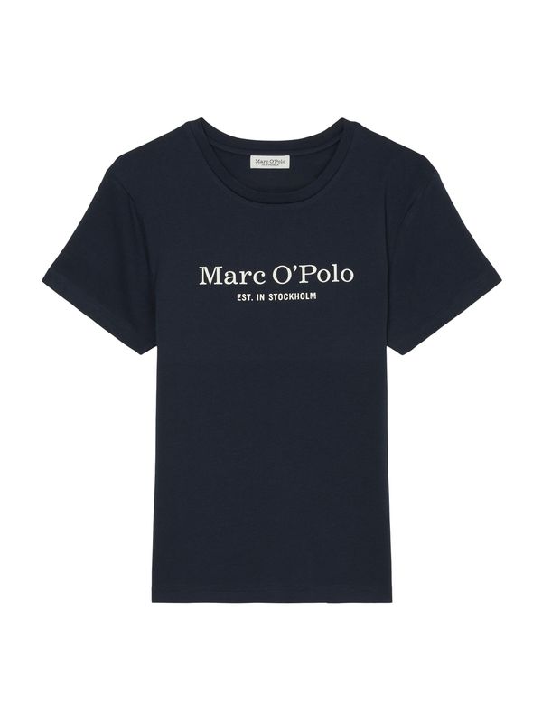 Marc O'Polo Marc O'Polo Тениска  нощно синьо / бяло