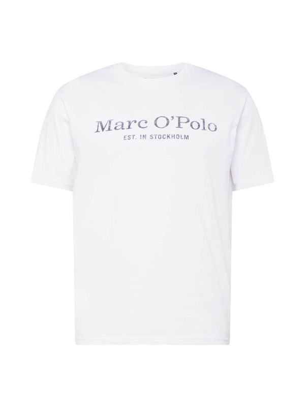 Marc O'Polo Marc O'Polo Тениска  сив меланж / бяло