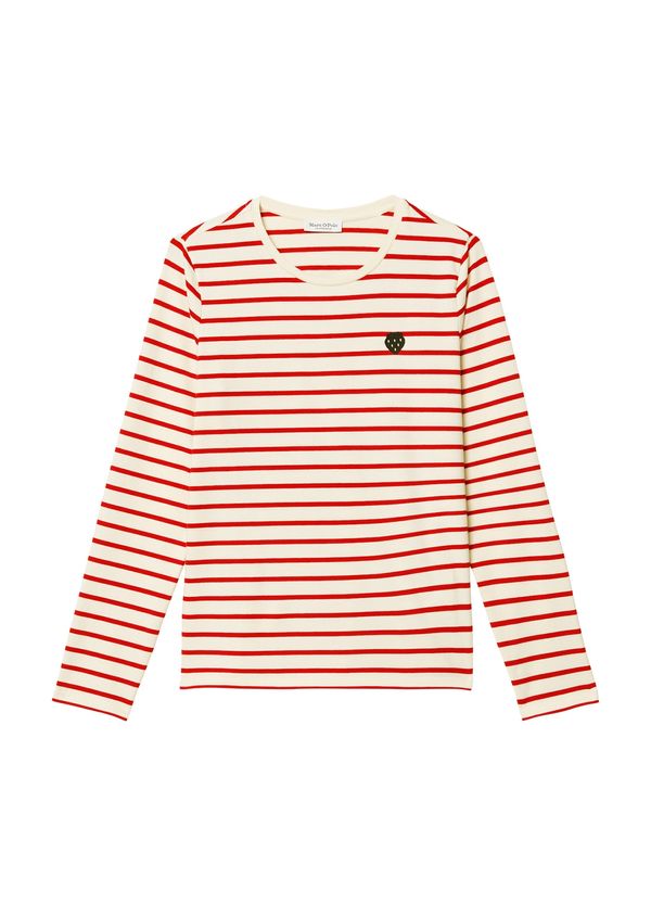 Marc O'Polo Marc O'Polo Тениска  светлобежово / огнено червено / черно