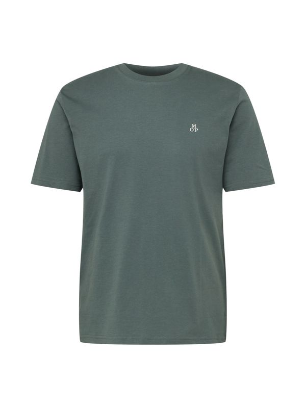 Marc O'Polo Marc O'Polo Тениска  тъмнозелено / бяло