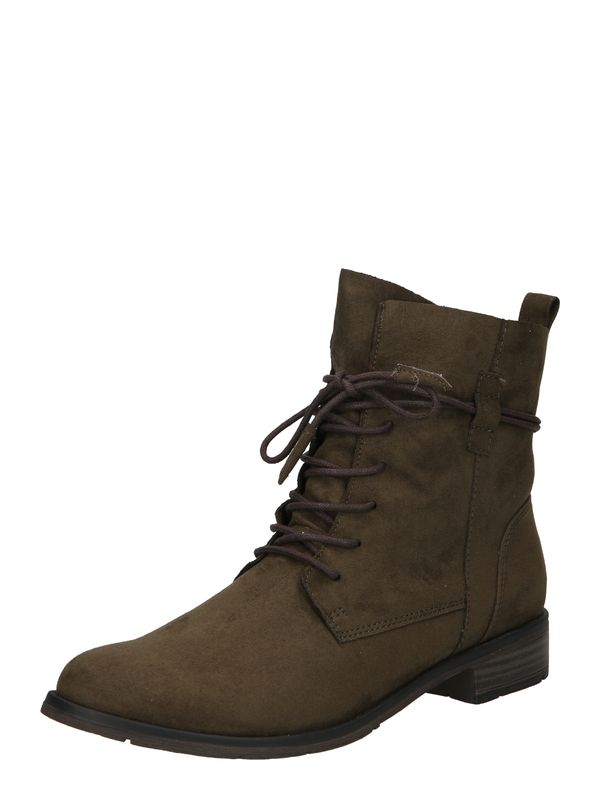 MARCO TOZZI MARCO TOZZI Ниски ботуши с връзки  каки