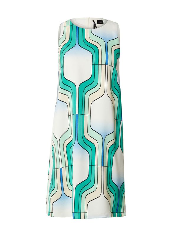 Marella Marella Рокля 'AGORDO'  бежово / зелено / черно