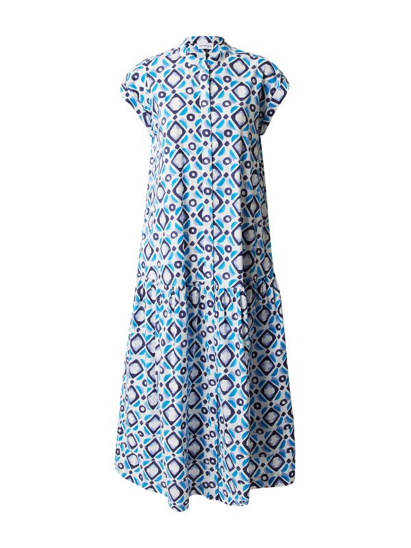 Marella Marella Рокля тип риза 'TEQUILA'  синьо / нейви синьо / пастелно синьо / бяло