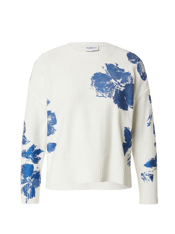 Marella Marella Суичър 'ORLEANS'  синьо / бяло